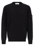 Stone Island Cotton Crewneck Sweater — Black