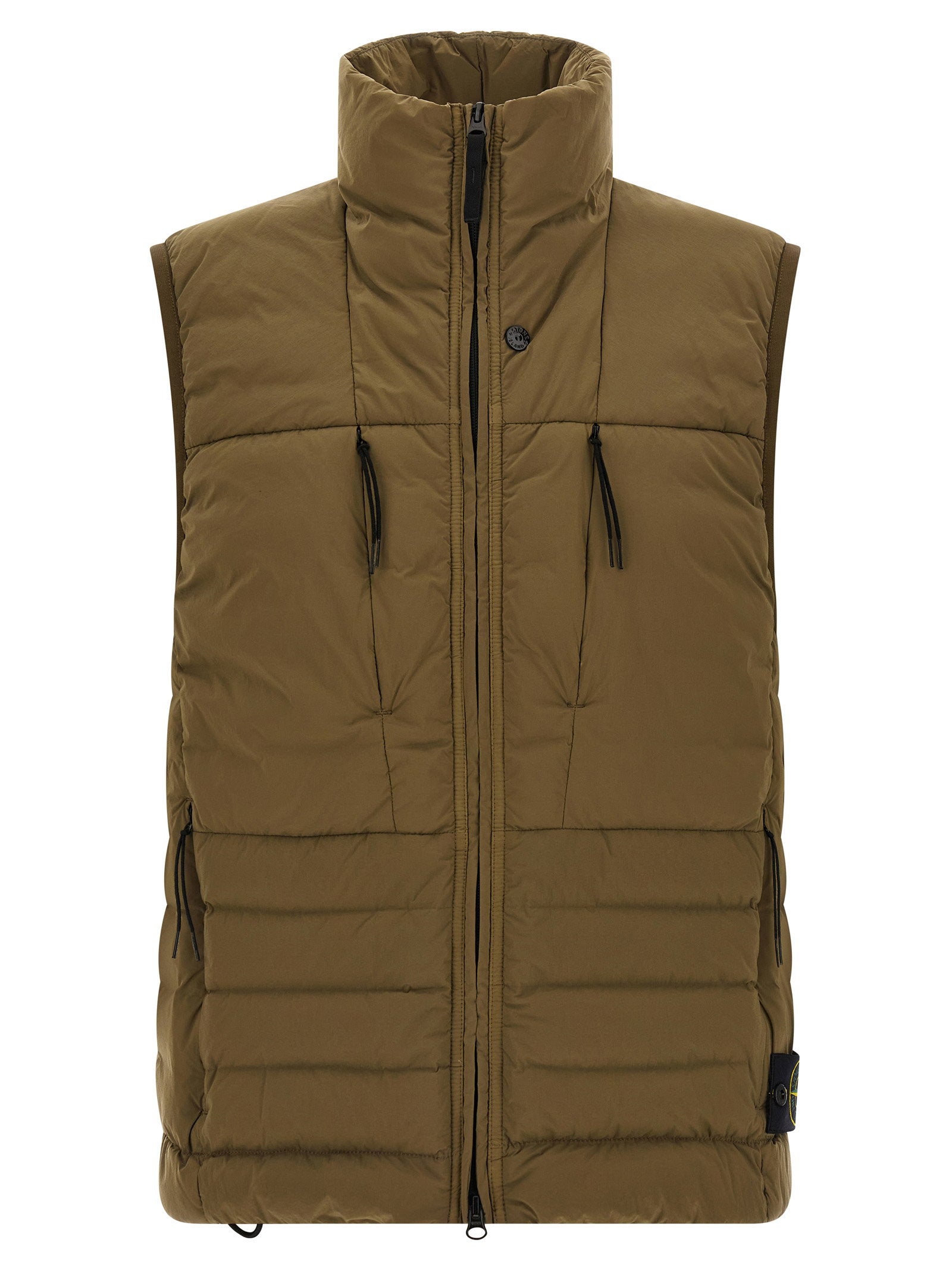 Stone Island Goose Down Vest — Khaki