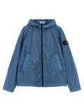 Stone Island Junior Crinkled Nylon Jacket — Blue