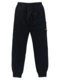 Stone Island Junior Logo Badge Cargo Joggers — Black