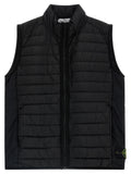 Stone Island Junior Quilted Recycled Nylon Vest — Black