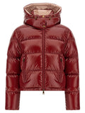 Moncler Nievole Down Jacket — Ruby Red
