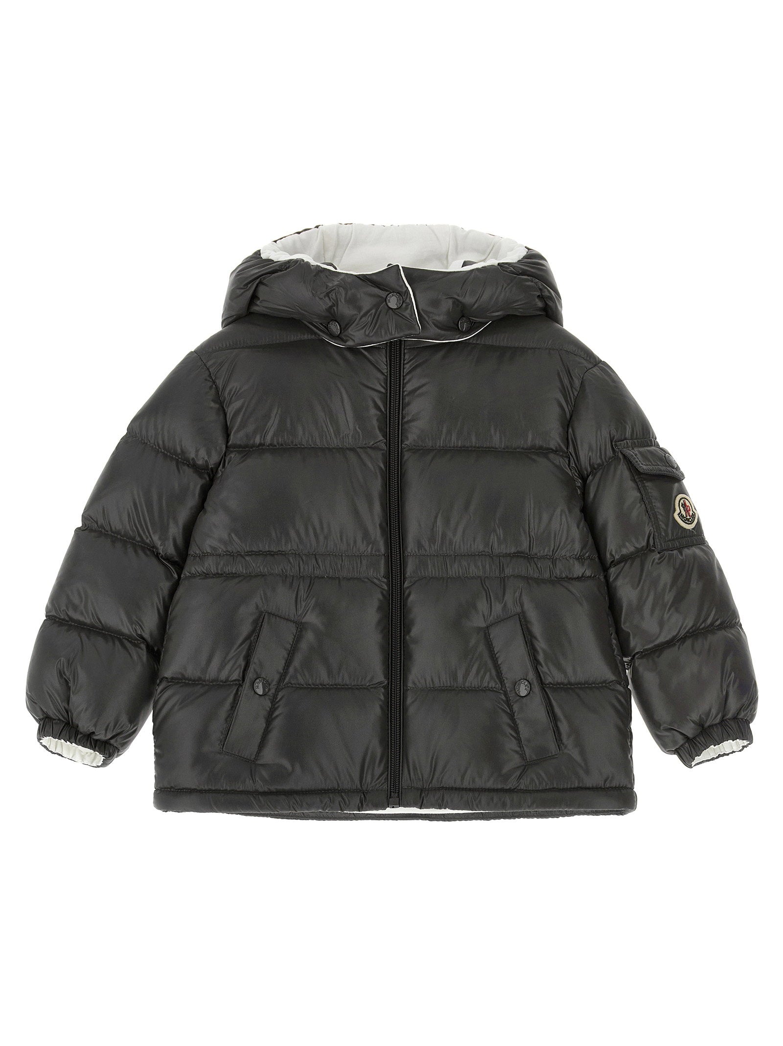 Moncler Enfant Maire Down Jacket — Black