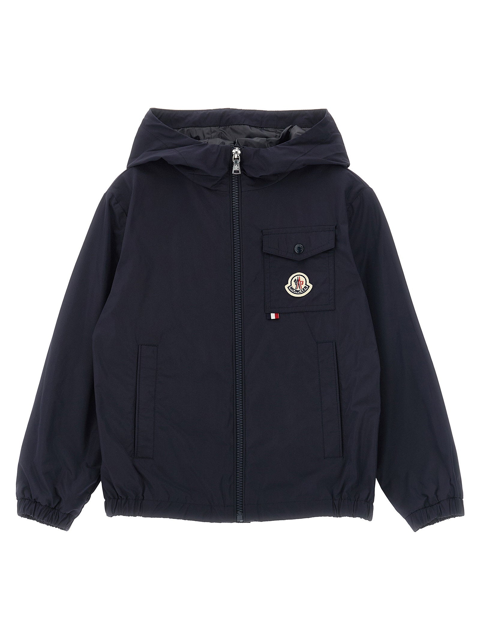 Moncler Enfant Xavian Down Jacket — Navy