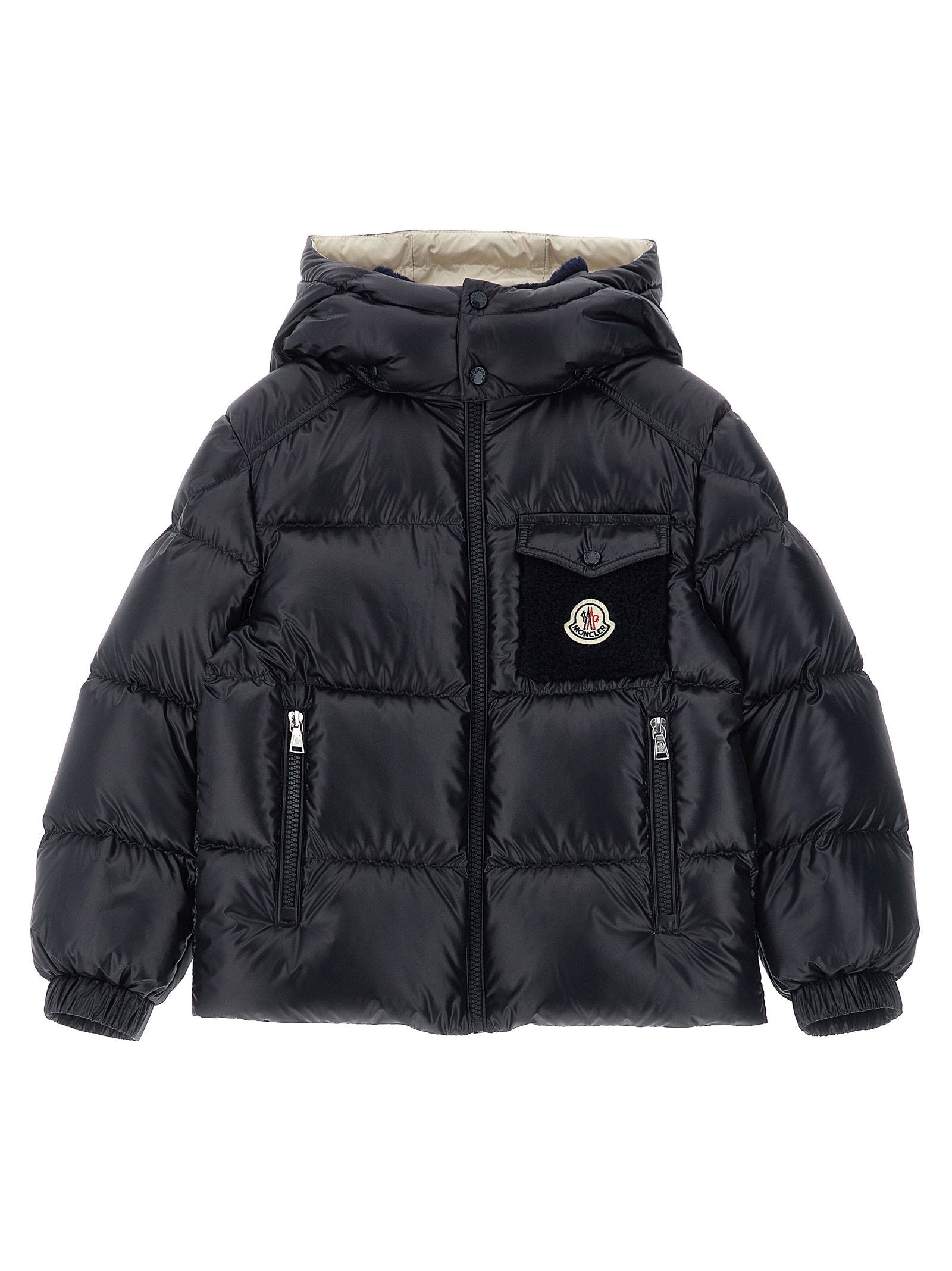 Moncler Enfant Down Jacket — Black