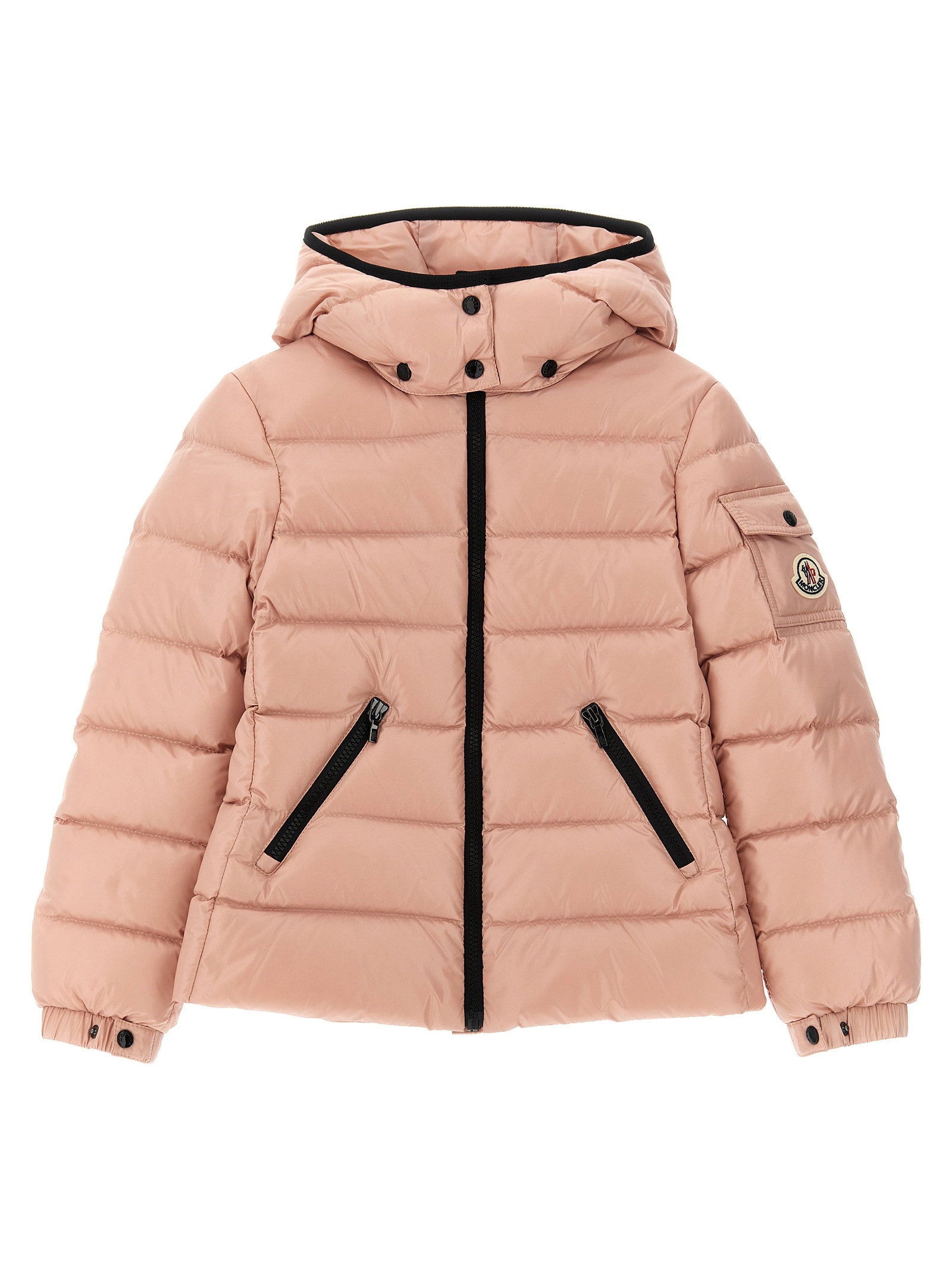 Moncler Enfant Bady Down Jacket — blush
