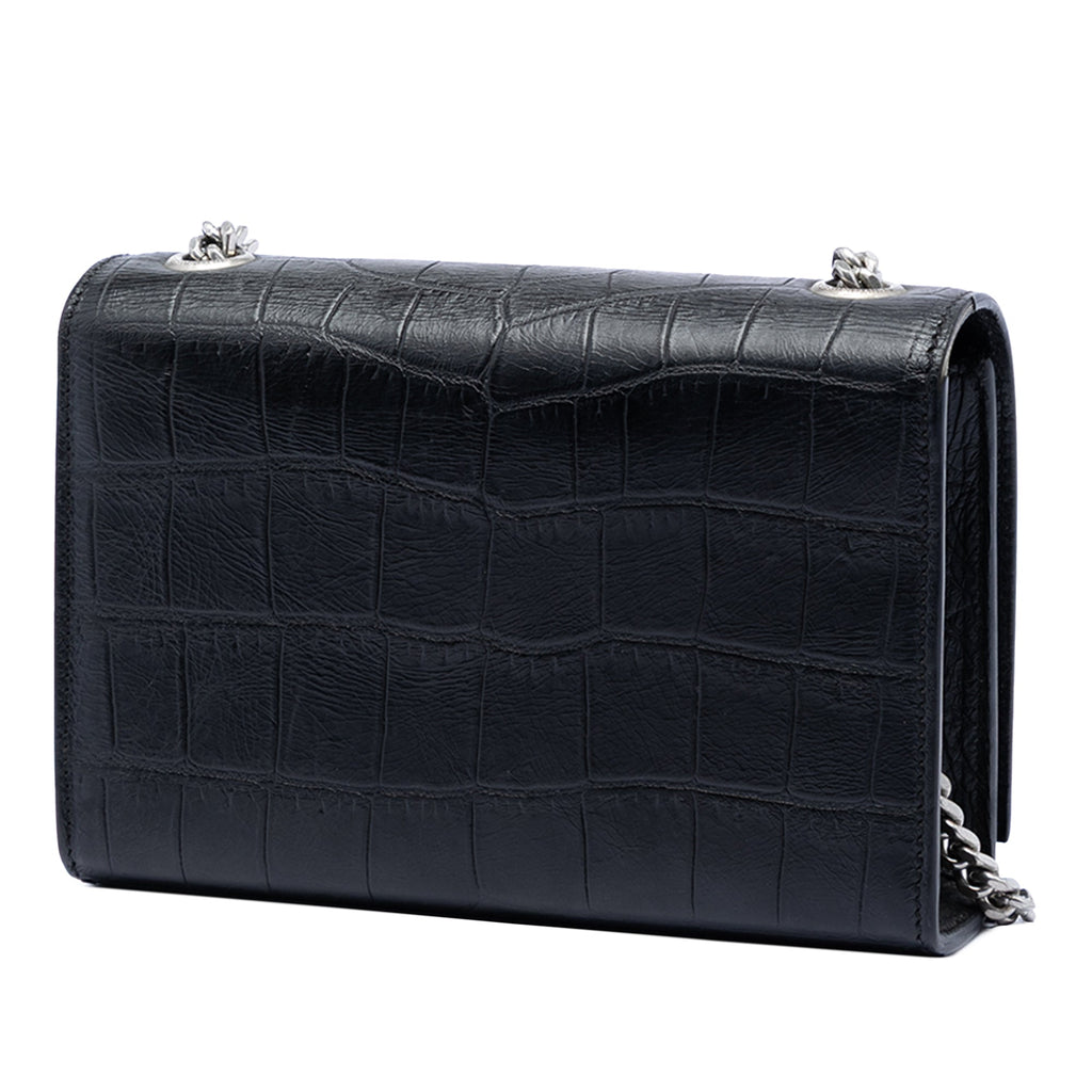 Small Embossed Kate Tassel Crossbody Bag