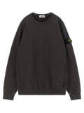 Stone Island Junior Badge Logo Sweatshirt — Anthracite Grey