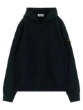 Stone Island Junior Badge Logo Hoodie — Black