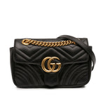 Small GG Marmont Matelasse Leather Shoulder Bag