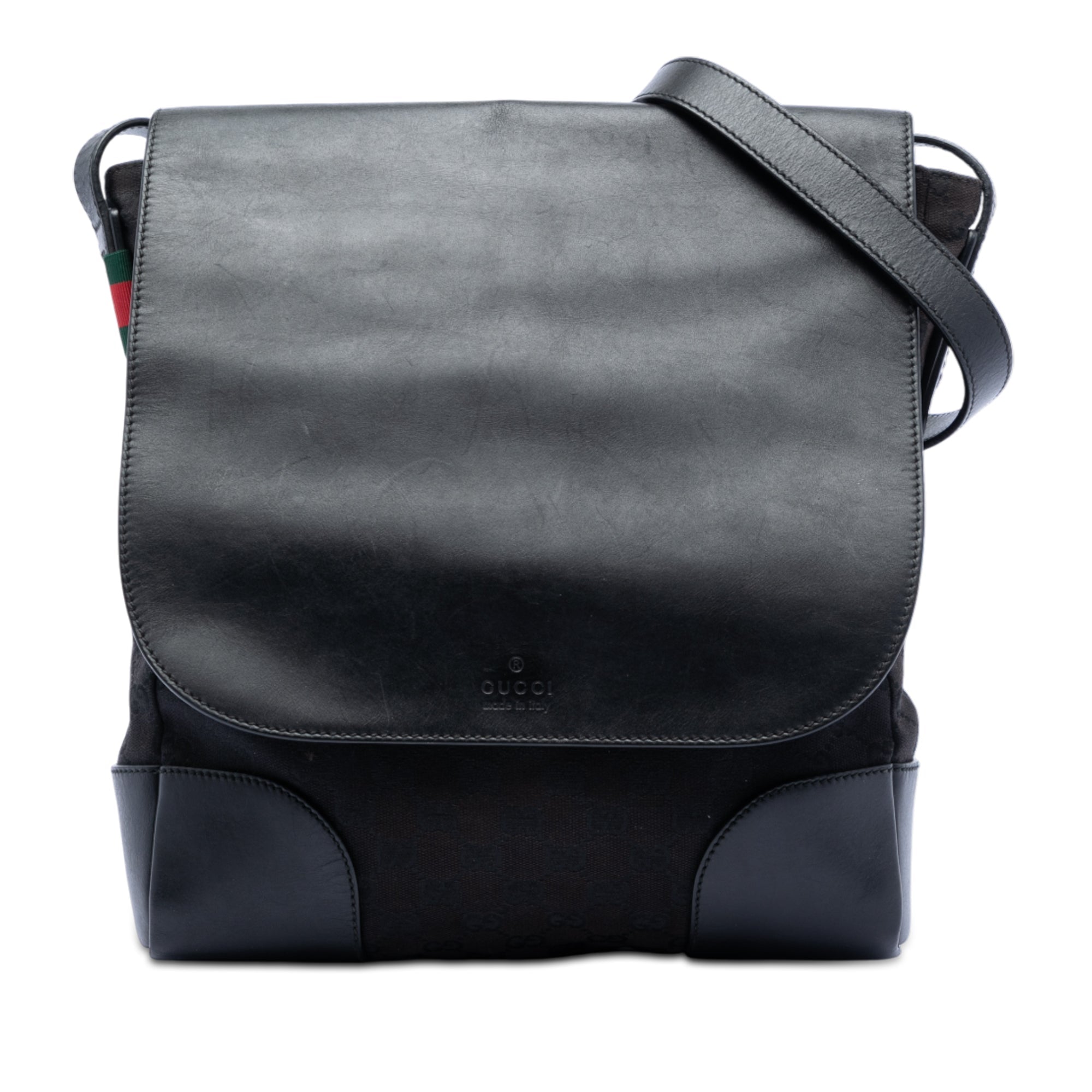GG Canvas and Leather Crossbody
