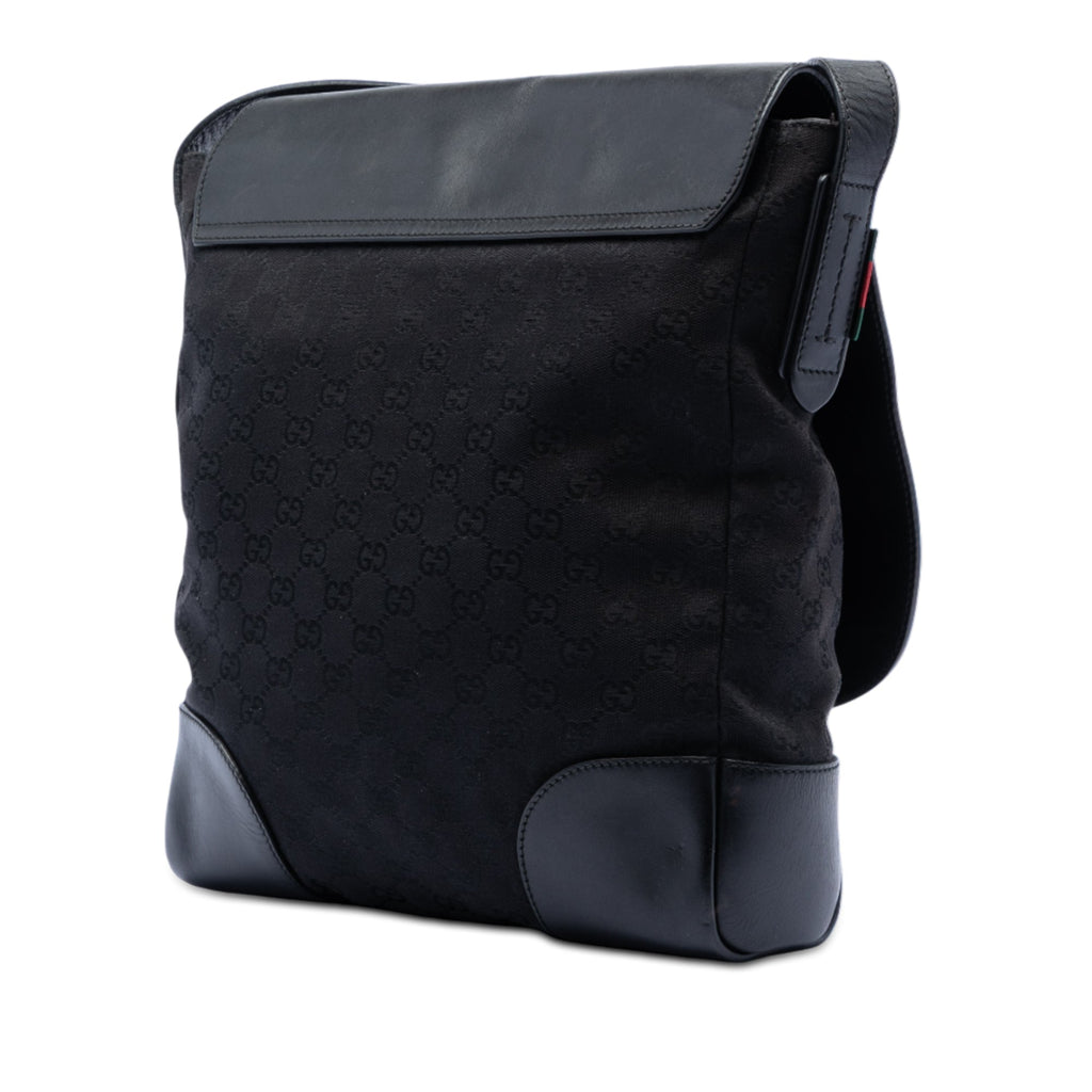 GG Canvas and Leather Crossbody