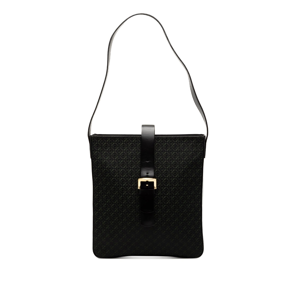 Anagram Canvas Shoulder Bag