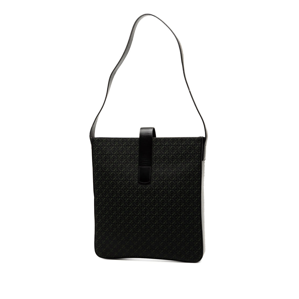 Anagram Canvas Shoulder Bag