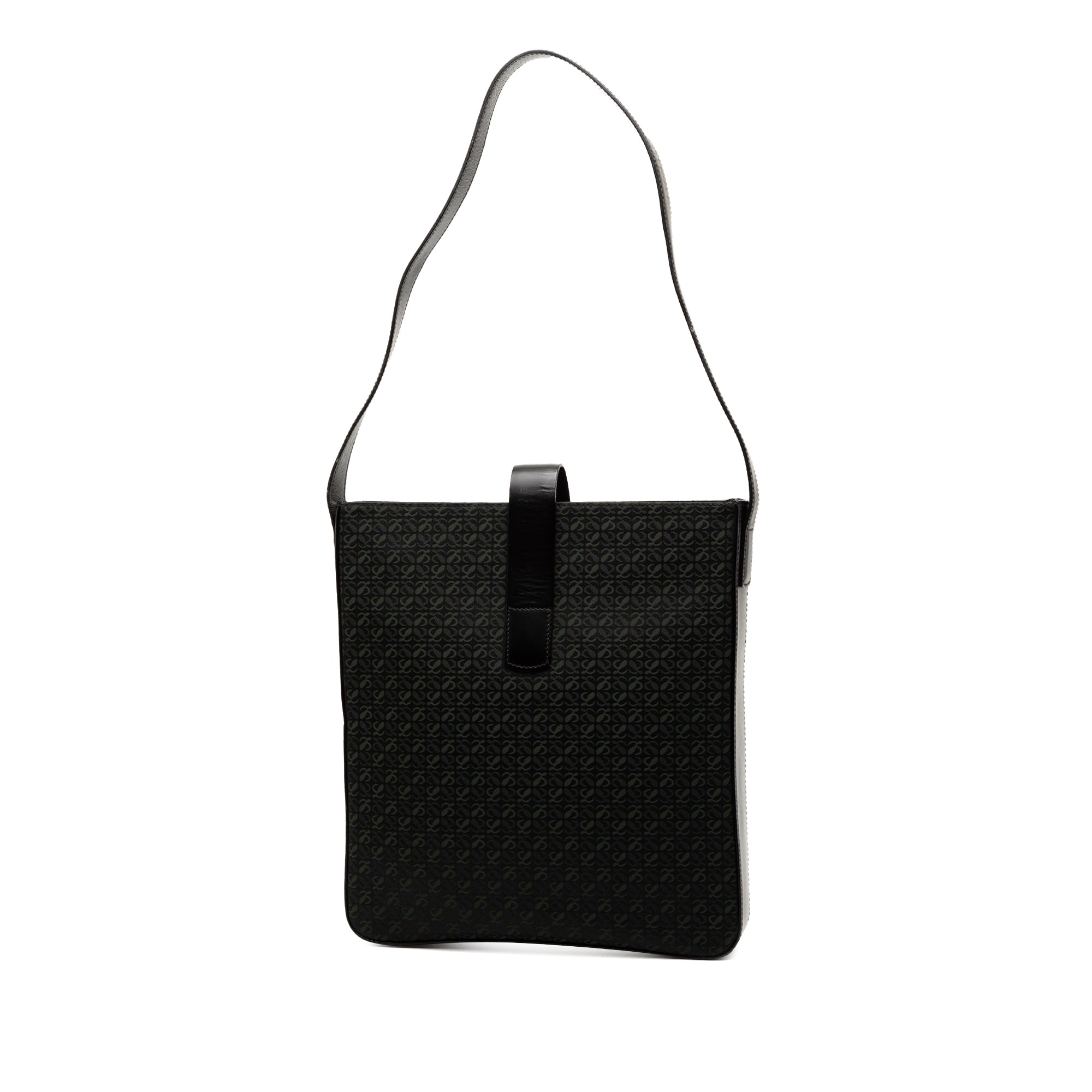 Anagram Canvas Shoulder Bag