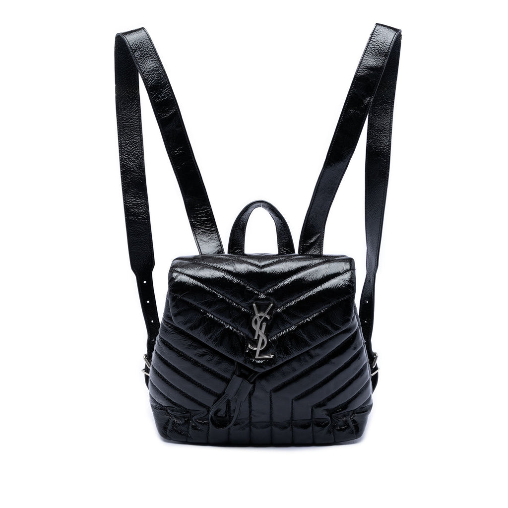 Small Matelasse Patent Monogram LouLou Backpack