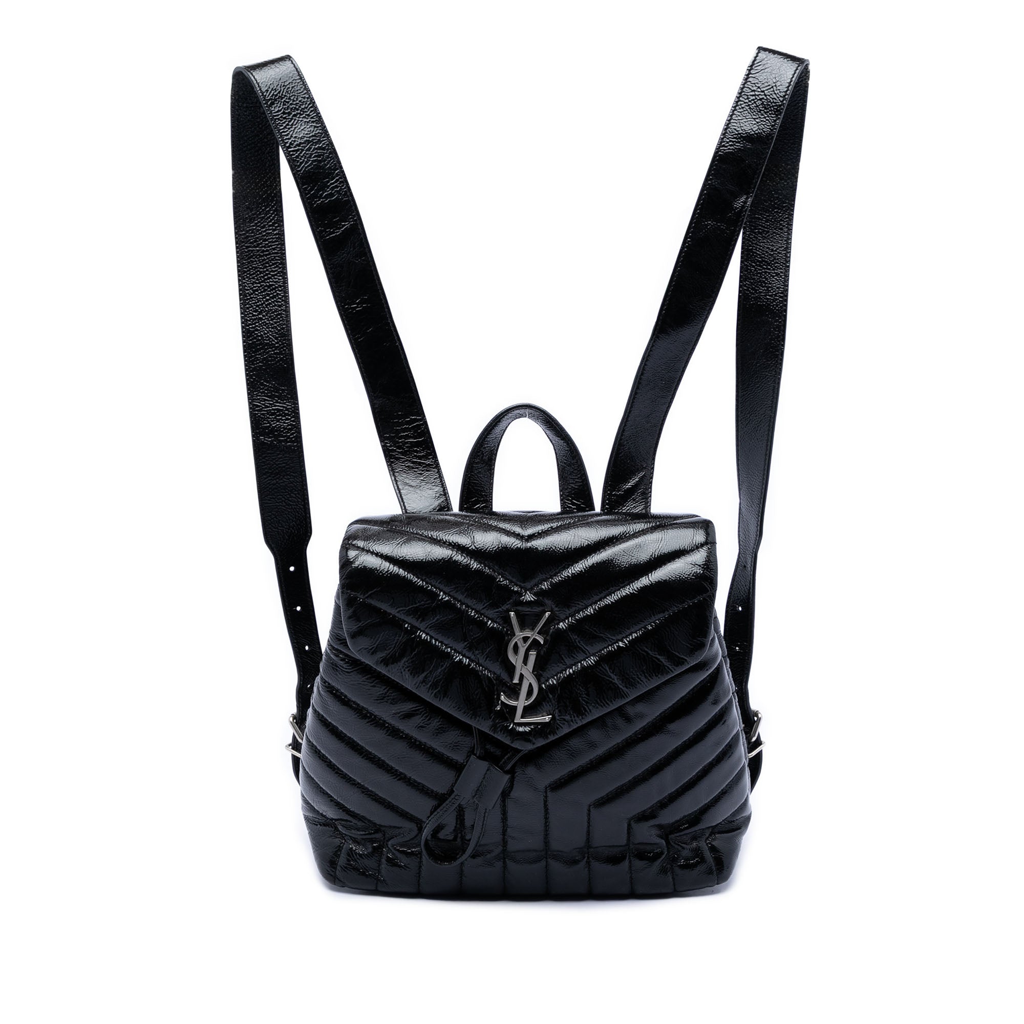 Small Matelasse Patent Monogram LouLou Backpack