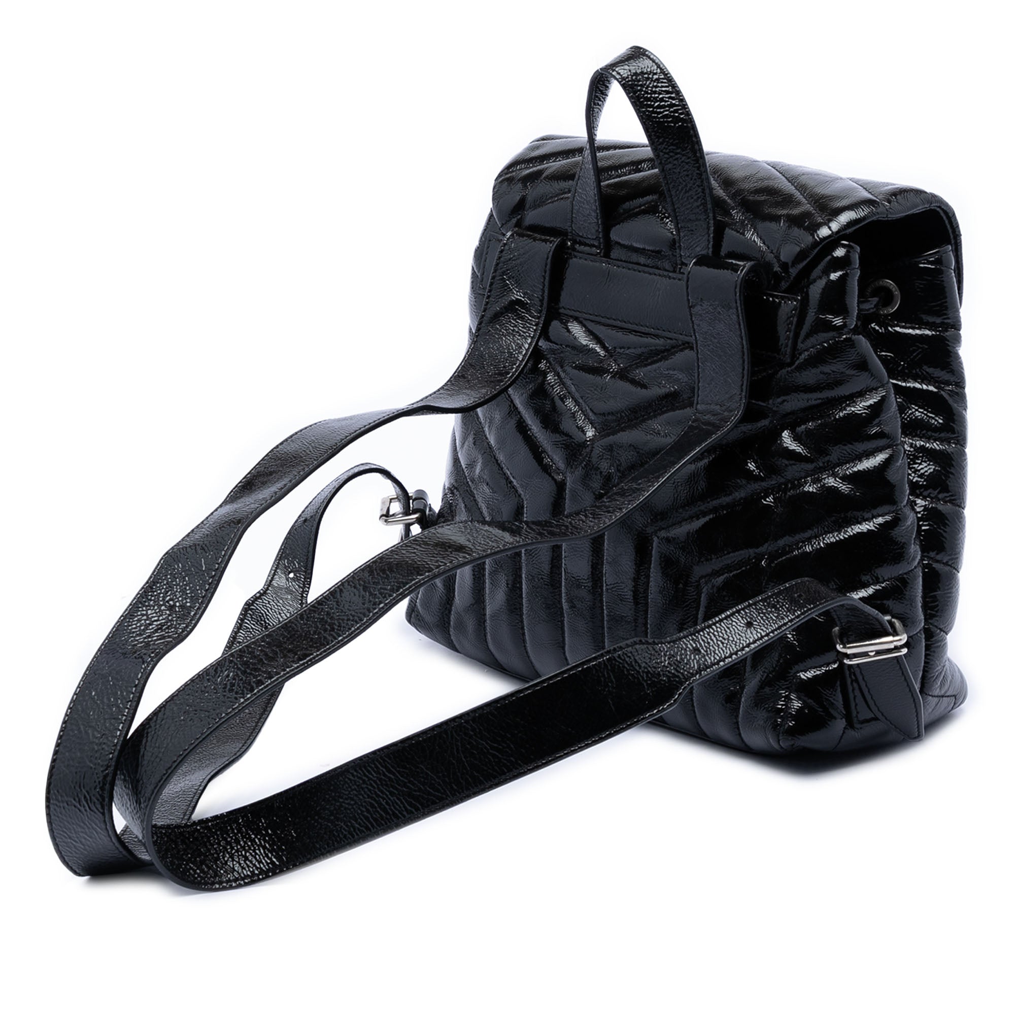 Small Matelasse Patent Monogram LouLou Backpack