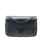 Glace Calfskin Studded Crossbody