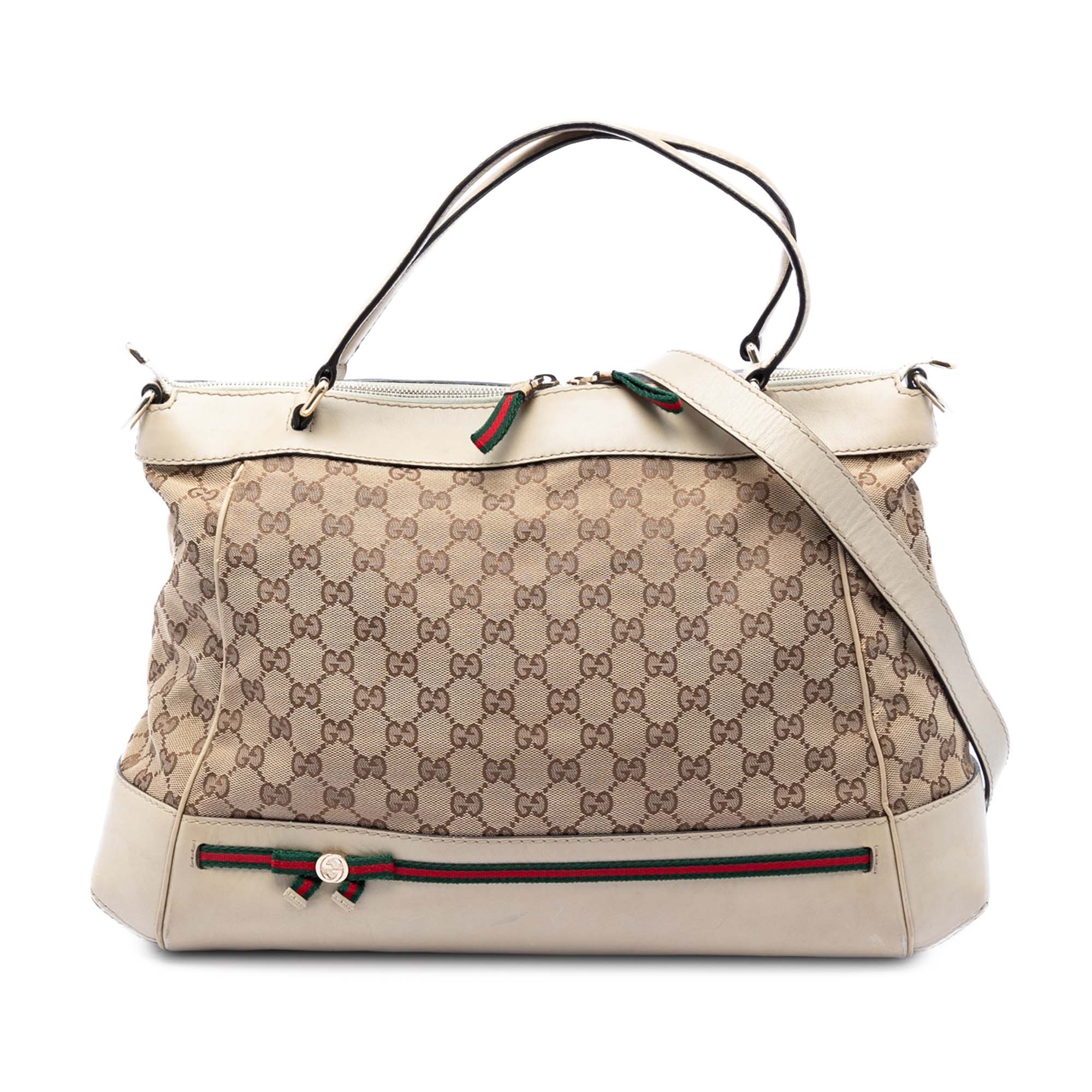 GG Canvas Web Mayfair Satchel