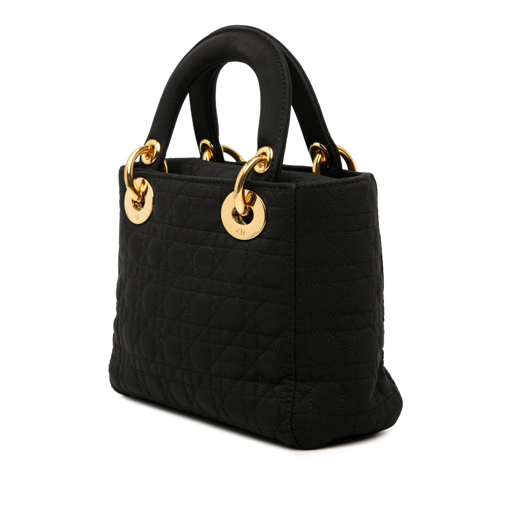 Mini Nylon Cannage Lady Dior
