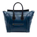Large Bicolor Leather Phantom Luggage Tote