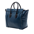 Large Bicolor Leather Phantom Luggage Tote