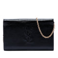 Crinkled Calfskin Belle de Jour Chain Clutch