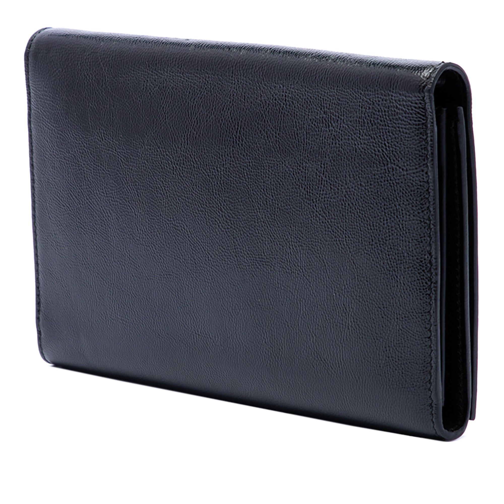Crinkled Calfskin Belle de Jour Chain Clutch