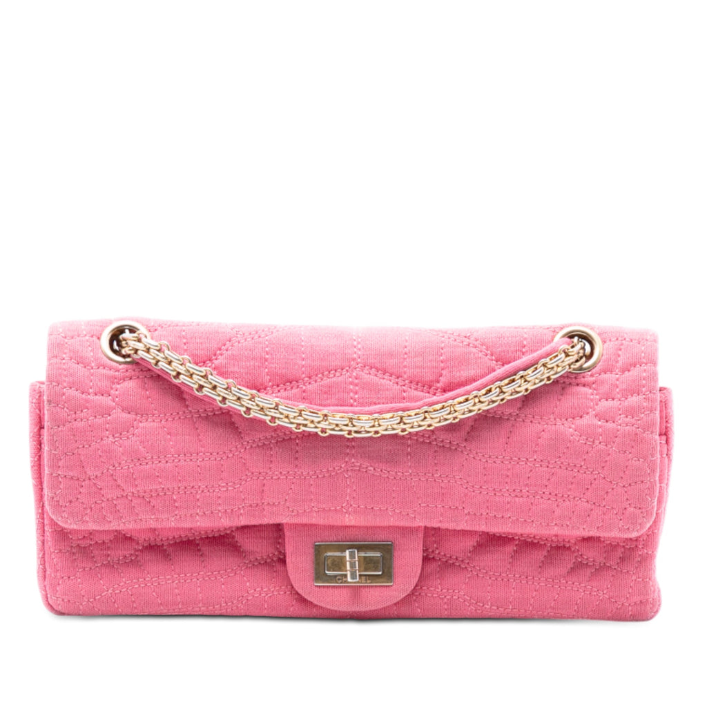 Croc Quilted Jersey Reissue 2.55 East West Double Flap