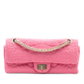 Croc Quilted Jersey Reissue 2.55 East West Double Flap