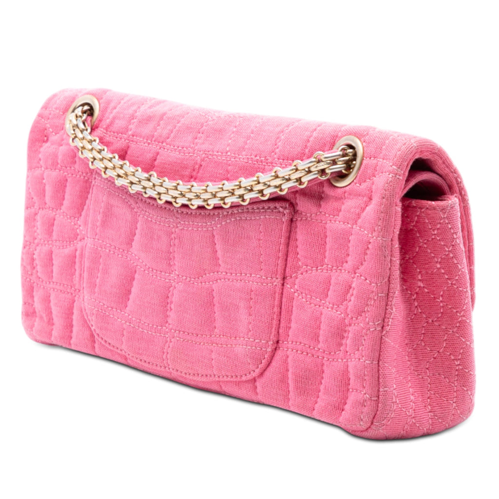 Croc Quilted Jersey Reissue 2.55 East West Double Flap