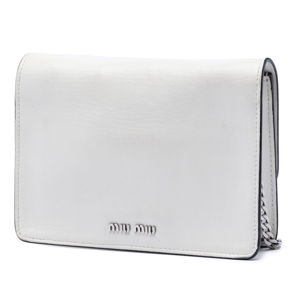 Smooth Leather Star Crystal Embellished Crossbody
