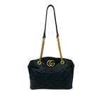 Medium GG Marmont Matelasse Leather Chain Shoulder Bag