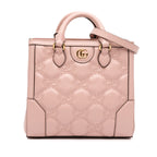 Mini GG Matelasse Leather Top Handle Bag