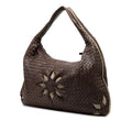 Large Nappa Intrecciato Floral Cutout Veneta Hobo