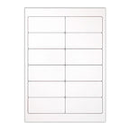 White Adhesive Labels