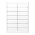 White Adhesive Labels