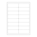 White Adhesive Labels