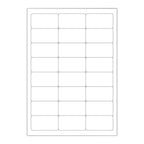 White Adhesive Labels