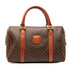Macadam Coated Canvas Boston Bag
