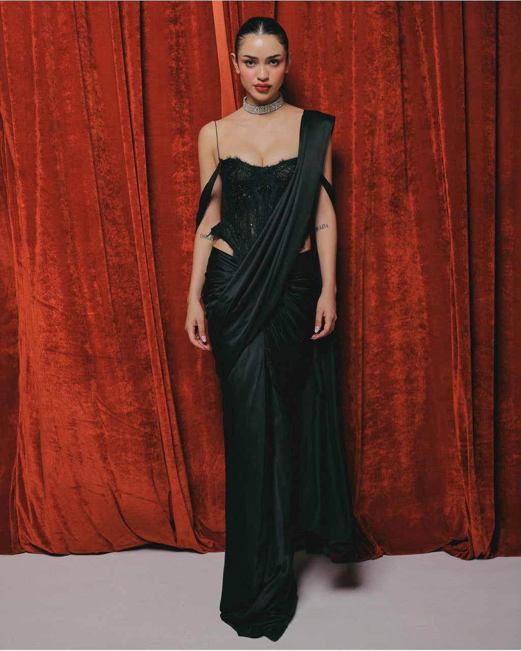 Good Girls Go To Heaven Sari Set By KYNAH, Luxury Indian Fashion & Bridal Wear