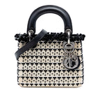 Mini Canvas Bead and Sequin Embellished Lady Dior