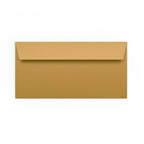 DL Gold Peel & Seal Coloured Envelope (110 x 220mm)
