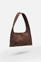 BOLSO LEIA GAMUZA | CHOCOLATE