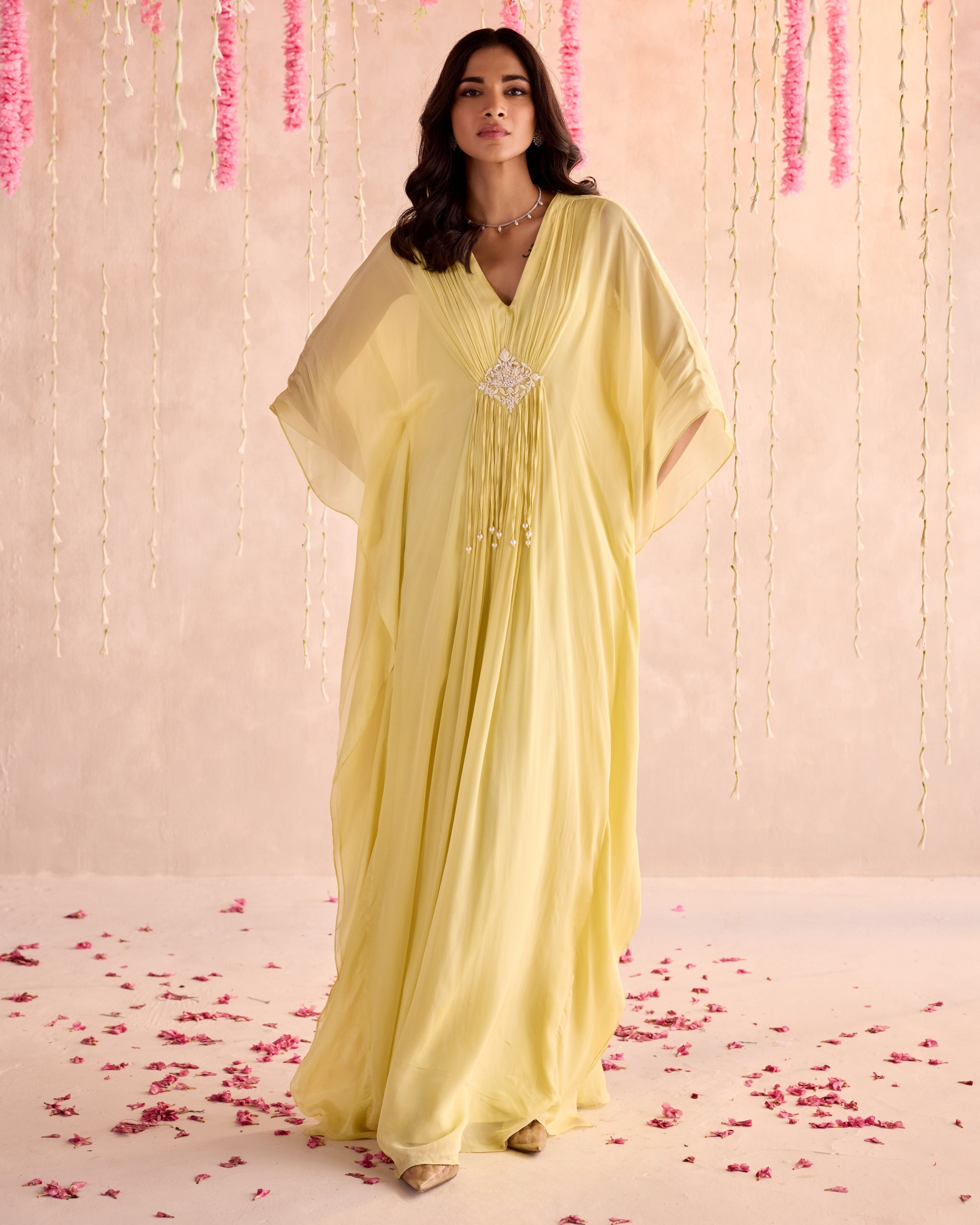 Levy Embellished Kaftan By KYNAH, Luxury Indian Fashion & Bridal Wear