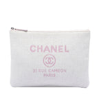 Medium Raffia Deauville O Case Clutch