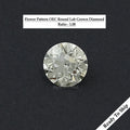 Flower Pattern Old European Round Cut Loose