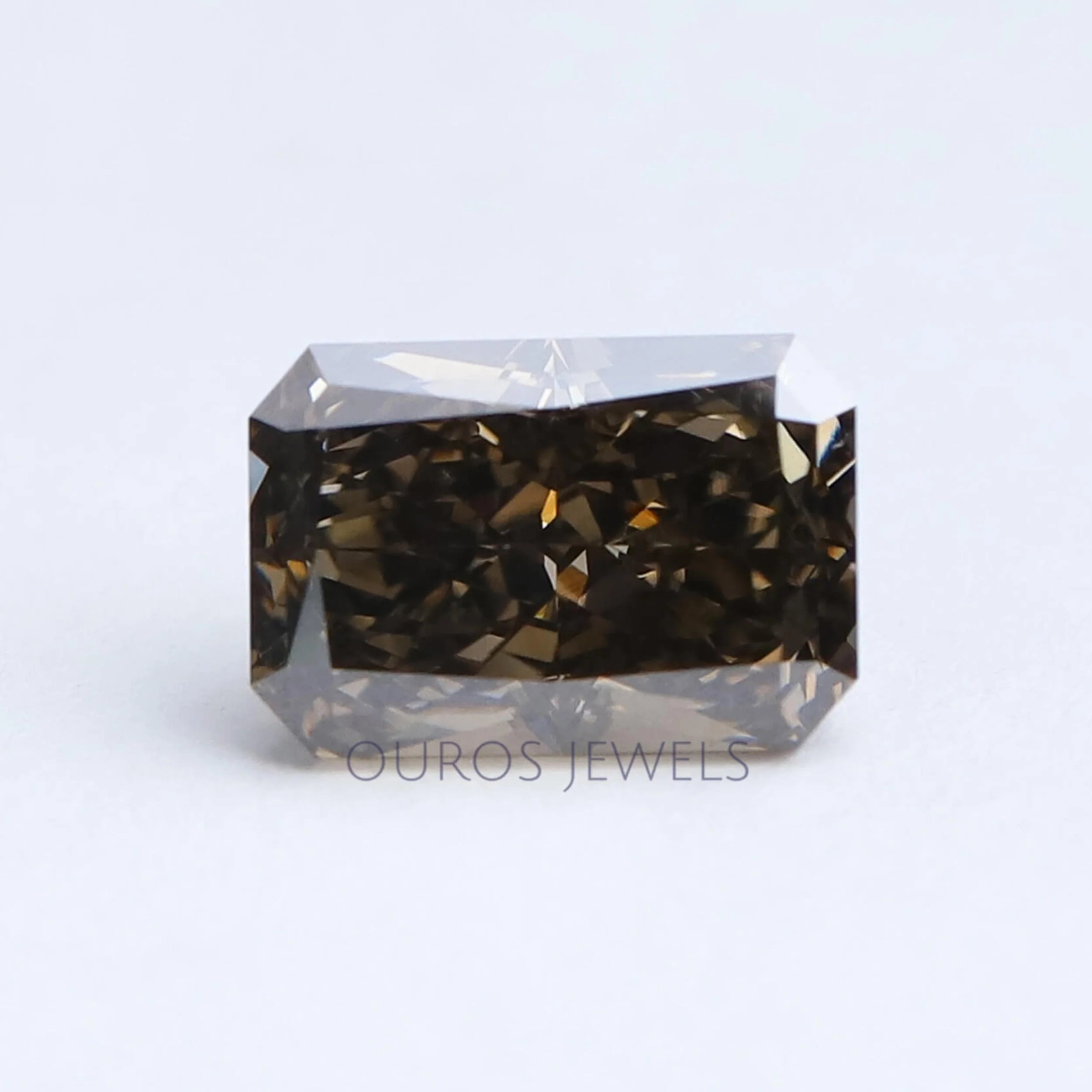 1.65 Carat Olive Radiant Cut Lab  Grown Diamond
