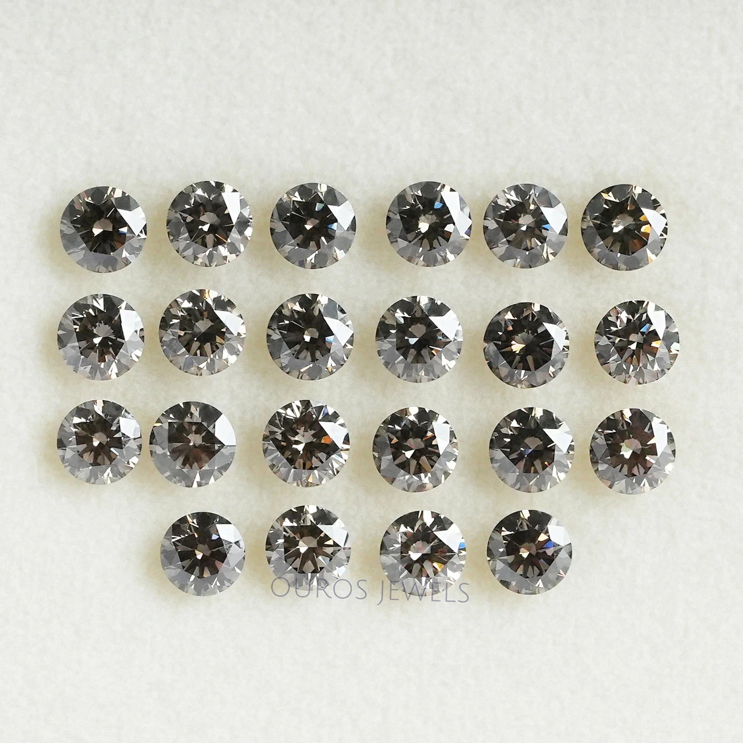 Black Round Cut Lab Grown Diamond